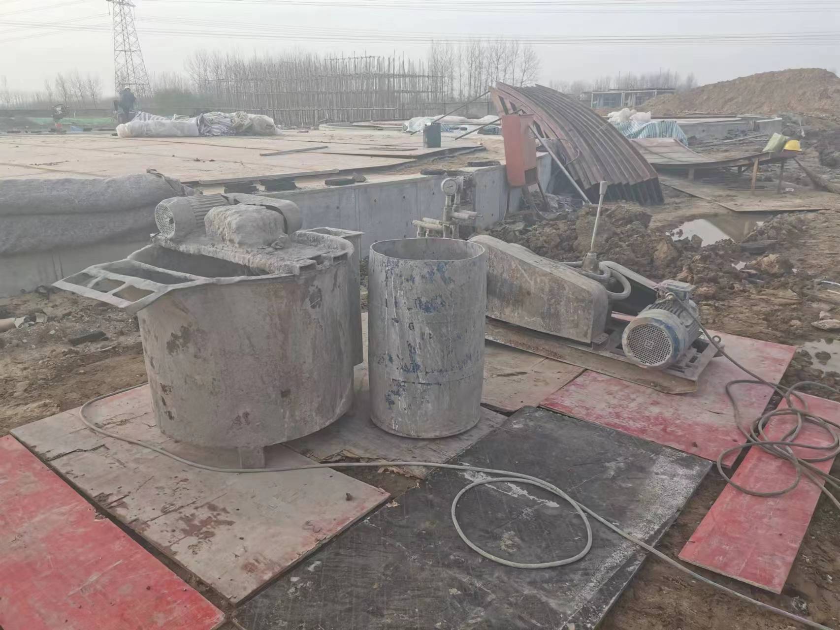 新邵设备基础注浆